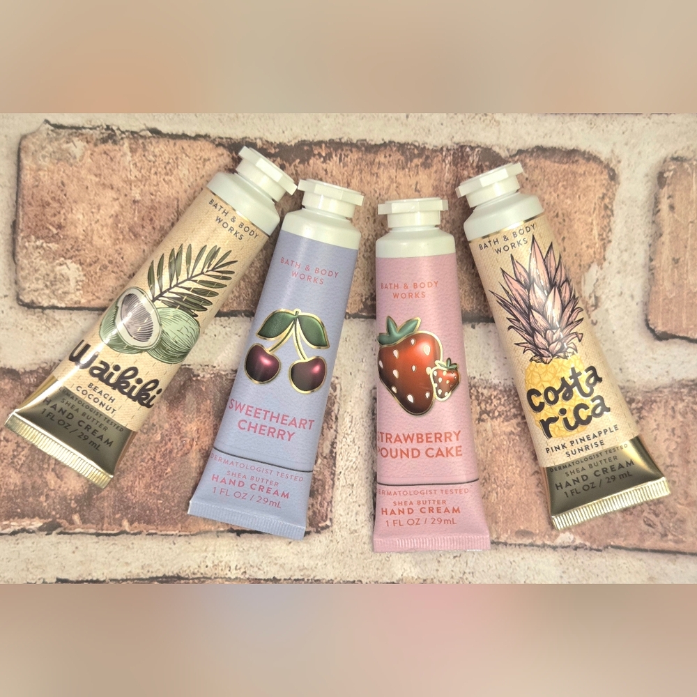 Bath & Body Works Travel Size Shea Butter Hand Cream Set - 4pcs